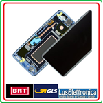 DISPLAY LCD ORIGINALE SAMSUNG S9  G960F S9 BLUE  SERVICE PACK GH97-21696D GH9721697D