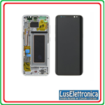 LCD DISPLAY TOUCH SCREEN SAMSUNG GALAXY S8 PLUS G955 GH97-20470B COLORE SILVER