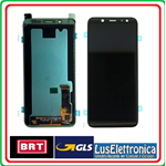 DISPLAY LCD SAMSUNG A6+ 2018 A6 PLUS A605 GH97-21878A COLORE NERO BLACK