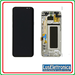 LCD DISPLAY TOUCH SCREEN  SAMSUNG GALAXY S8 PLUS G955 GH97-2047F COLORE GOLD ORO