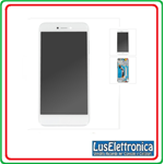LCD DISPLAY + TOUCH SCREEN PER HUAWEI P8 LITE 2017 BIANCO  CON FRAME