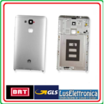 BACK COVER POSTERIORE HUAWEI ASCEND MATE 7 BIANCO SILVER