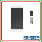 TOUCH SCREEN LCD DISPLAY PER HUAWEI P8 LITE SMART GR3 TAG L01 COLORE BIANCO WHITE CON FRAME