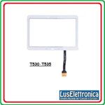 TOUCH SCREEN SAMSUNG GALAXY TAB 4 SM-T530 SM-T535 TABLET VETRO 10.1COLORE BIANCO