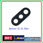 LENTE VETRINO FOTOCAMERA POSTERIORE APPLE IPHONE XS / XS MAX 