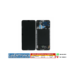 DISPLAY LCD SERVICE PACK SAMSUNG GALAXY A70 A705F SM-A705F NERO 