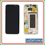 LCD DISPLAY TOUCH SCREEN  SAMSUNG GALAXY S8 G950 GH97-20457F COLORE GOLD