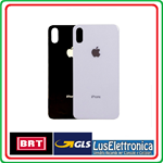 BACK COVER SCOCCA POSTERIORE APPLE IPHONE XS MAX COLORE BIANCO WHITE (FORO LARGO)