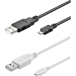 CAVO DATI SAMSUNG 1,5 METRI PER SMARTPHONE E TABLET MICRO USB BULK COLORE BIANCO