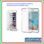 COVER CUSTODIA SILICONE TRASPARENTE MORBIDA PER IPHONE 6G 6
