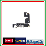 FLEX CONNETTORE DI RICARICA JACK CUFFIE BIANCO PER APPLE IPHONE 6 PLUS 5,5 CAVO FLAT FLEX