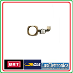 FLEX TASTO HOME COMPLETO PER IPHONE 6 PLUS 5,5 COLORE GOLD OTTIMA QUALITA