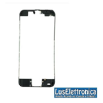 FRAME CORNICE TELAIO VETRO LCD IPHONE 6 PLUS TOUCH SCREEN COLORE NERO