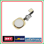 FLEX TASTO HOME COMPLETO PER IPHONE 6 COLORE ORO GOLD OTTIMA QUALITA