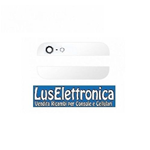 KIT COPPIA VETRO VETRINO 2 VETRINI POSTERIORE BACK COVER BIANCO IPHONE 5 