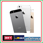 VETRO POSTERIORE HOUSING BACK COVER IPHONE 5S SILVER COMPLETA DI FLAT