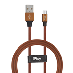 CAVO DATI E ALIMENTAZIONE MICRO USB 1,2M CAFFÈ PIXY PCV-M10CF CON SCATOLO