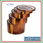 NASTRO ADESIVO KAPTON ALTA TEMPERATURA TAPE PROTEZIONE TERMICA BGA 0,5 mm 