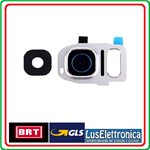 VETRO VETRINO FOTOCAMERA POSTERIORE SAMSUNG GALAXY S7 S7 EDGE G930 G935 COLORE SILVER