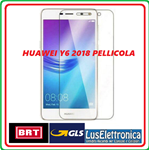 PELLICOLA IN VETRO TEMPERATO PROTEZIONE SCHERMO DISPLAY LCD HUAWEI Y6 2018