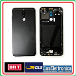 BACK COVER BATTERIA VETRO FOTOCAMERA HUAWEI MATE 10 LITE RNE-L01 L21 NERO