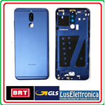 BACK COVER BATTERIA VETRO FOTOCAMERA HUAWEI MATE 10 LITE RNE-L01 L21 BLU