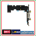 FLAT FLEX DOCK CONNETTORE DI RICARICA IPHONE 8 PLUS + COLORE NERO