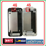 SCOCCA BACK COVER VETRO POSTERIORE BIANCA IPHONE 4S