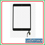 VETRO TOUCH SCREEN VETRO PER APPLE IPAD MINI 3 CON TASTO HOME NERO 3G WIFI IC CHIP A1599 A1600 