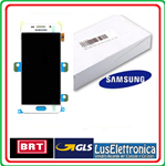 LCD DISPLAY COMPLETO PER SAMSUNG GALAXY A3 2016 SM-A310F BIANCO SERVICE PACK