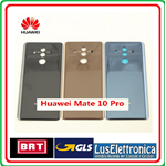 HUAWEI MATE 10 PRO VETRO POSTERIORE BACK COVER GLASS REAR BLA-L09 L29 BLACK