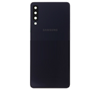 BACK COVER VETRO POSTERIORE SCOCCA SAMSUNG A7 2018 SM-A750F A750 BLACK