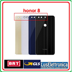 SCOCCA HOUSING COVER POSTERIORE BACK COVER HUAWEI HONOR 8 COLORE NERO BLACK
