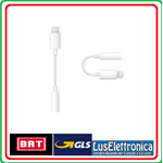 APPLE LIGHTNING A 3,5 mm JACK AURICOLARI ADATTATORE PER IPHONE 7 MMX62ZM/A BULK