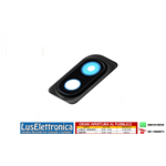 VETRO VETRINO FOTOCAMERA POSTERIORE SAMSUNG A10 A105FN COLORE NERO BLACK