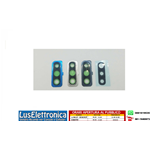 VETRO VETRINO FOTOCAMERA POSTERIORE SAMSUNG A50 A505FN COLORE NERO 