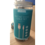30 CAVI BULK IN BARATTOLO LIGHTNING IPHONE 5V 2A 1 METRO BIANCHI DEVIA DECBOXL146