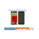 SERVICE PACK DISPLAY LCD HUAWEI P10 LITE CON FRAME E BATTERIA BLACK 