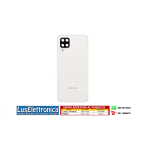 BACK COVER POSTERIORE SAMSUNG A125 A12 + VETRINO FOTOCAMERA BIANCO