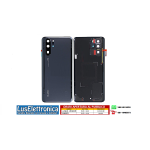 BACK COVER VETRO POSTERIORE HUAWEI P30 PRO CON SUPPORTO CAMERA NERO