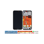 SERVICE PACK LCD DISPLAY CON FRAME E BATTERIA HUAWEI P20 LITE NERO 