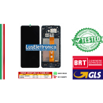 LCD DISPLAY SERVICE PACK SAMSUNG A32 5G A326 CON FRAME COLORE NERO 