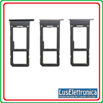 CARRELLO PORTA SIM MICRO SD SAMSUNG GALAXY S8 S8 PLUS G950 G955 GRIGIO SILVER