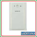 BACK COVER GUSCIO TAPPO POSTERIORE SAMSUNG J320 J 320 J3 2016 COLORE BIANCO WHITE