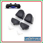 TASTI ESTERNI PLASTICA L1 R1 L2 R2 CON MOLLE PER CONTROLLER SONY PS4 DUAL SHOCK 4 