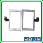 VETRINO TOUCH SCREEN PER ASUS FONEPAD 7  K00Y LTE ME372CL VETRO 7,0" BIANCO WHITE