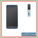 LCD TOUCH SCREEN DISPLAY HUAWEI P10 LITE DIGITIZER CON FRAME BLU AZZURRO
