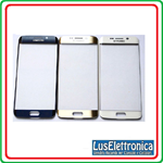VETRO ANTERIORE GLASS RICAMBIO TOUCH SCREEN DISPLAY SAMSUNG GALAXY S6 EDGE G925 BLU SCURO