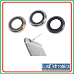 LENTE VETRINO ANELLO FOTOCAMERA POSTERIORE APPLE IPHONE  6S COLORE GOLD ORO