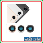 LENTE VETRO VETRINO BACK CAMERA POSTERIORE PER IPHONE 8 8G NERO